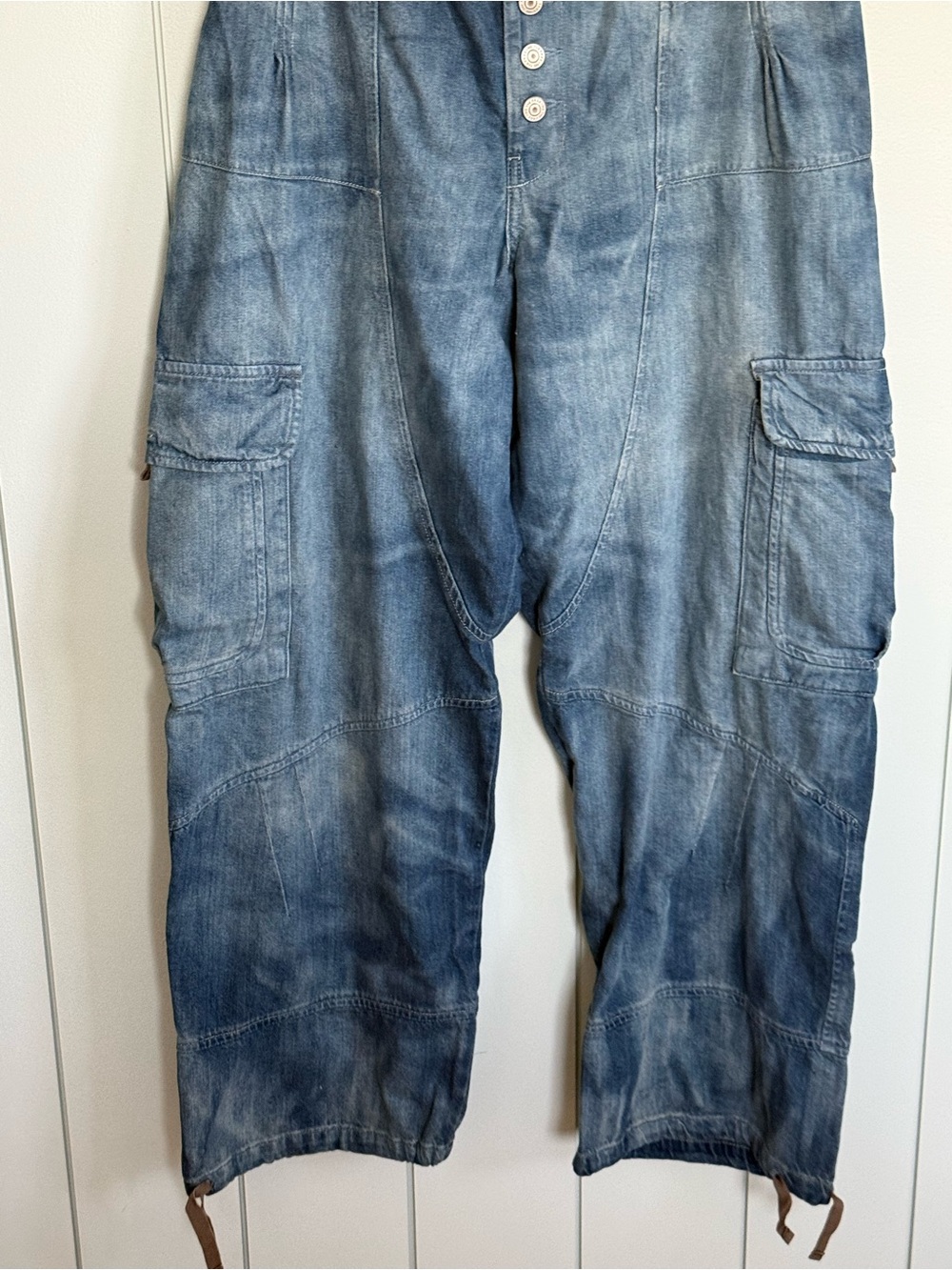 NWT free people wallflower pull on jeans - Picture 2 of 10